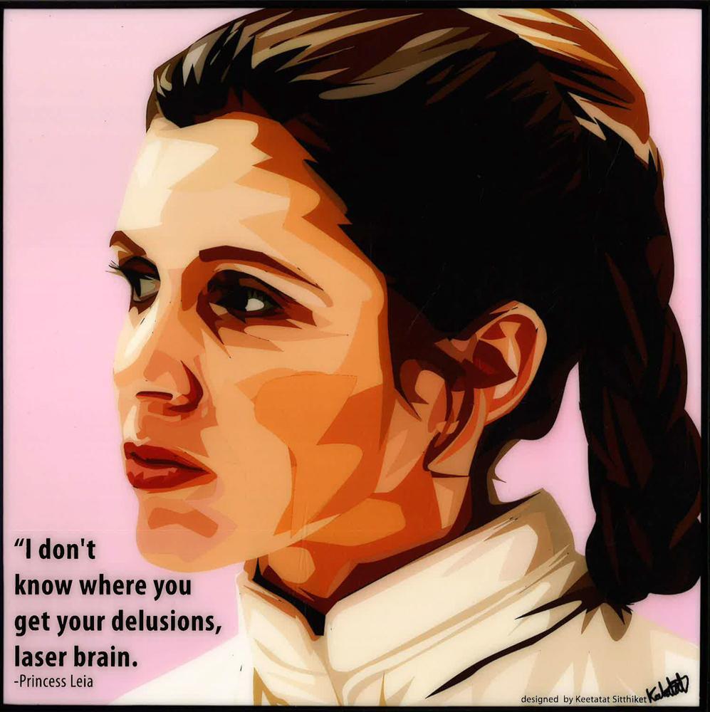 Princess Leia Pop Art (10'X10')