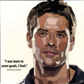 Pop Art: Michael Owen - White (26 Cm X 26 Cm)