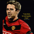 Pop Art: Michael Owen - Black (26 Cm X 26 Cm)