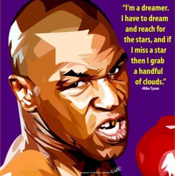 Mike Tyson Pop Art (10'X10')