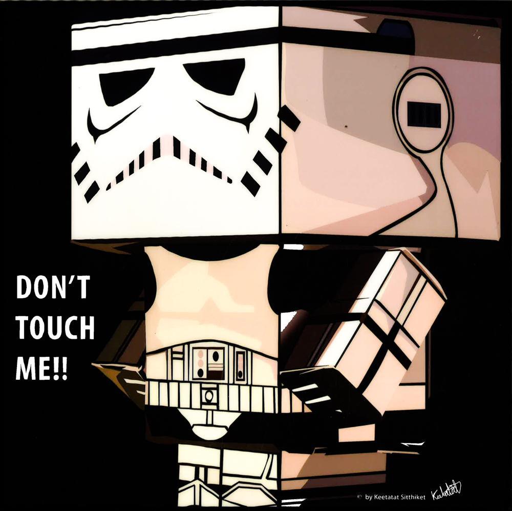 Stormtrooper Robot: Don't Touch Me Pop Art (10X10)