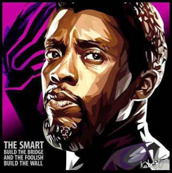 Black Panther Ver.2_The Smart Pop Art (10X10)