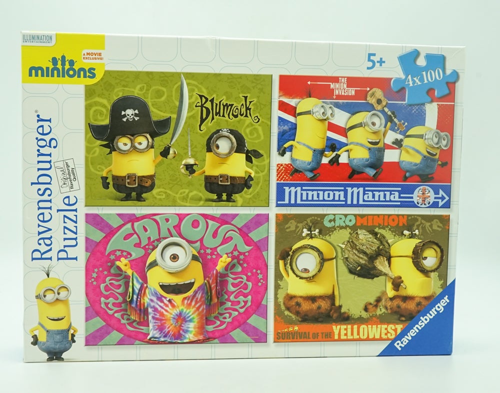 Ravensburger Puzzle: Minion (4X100Pc)