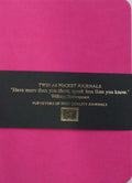Pocket Journal: Pink & Blue (Twin Pack)