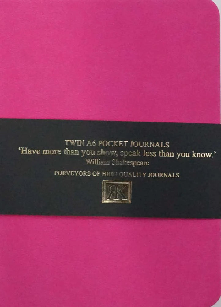 Pocket Journal: Pink & Blue (Twin Pack)