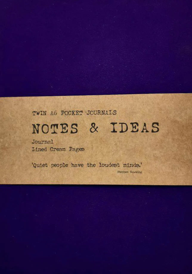 Pocket Journal: Purple & Jade Green (Twin Pack)
