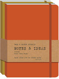 Pocket Journal: Brown & Beige (Twin Pack)