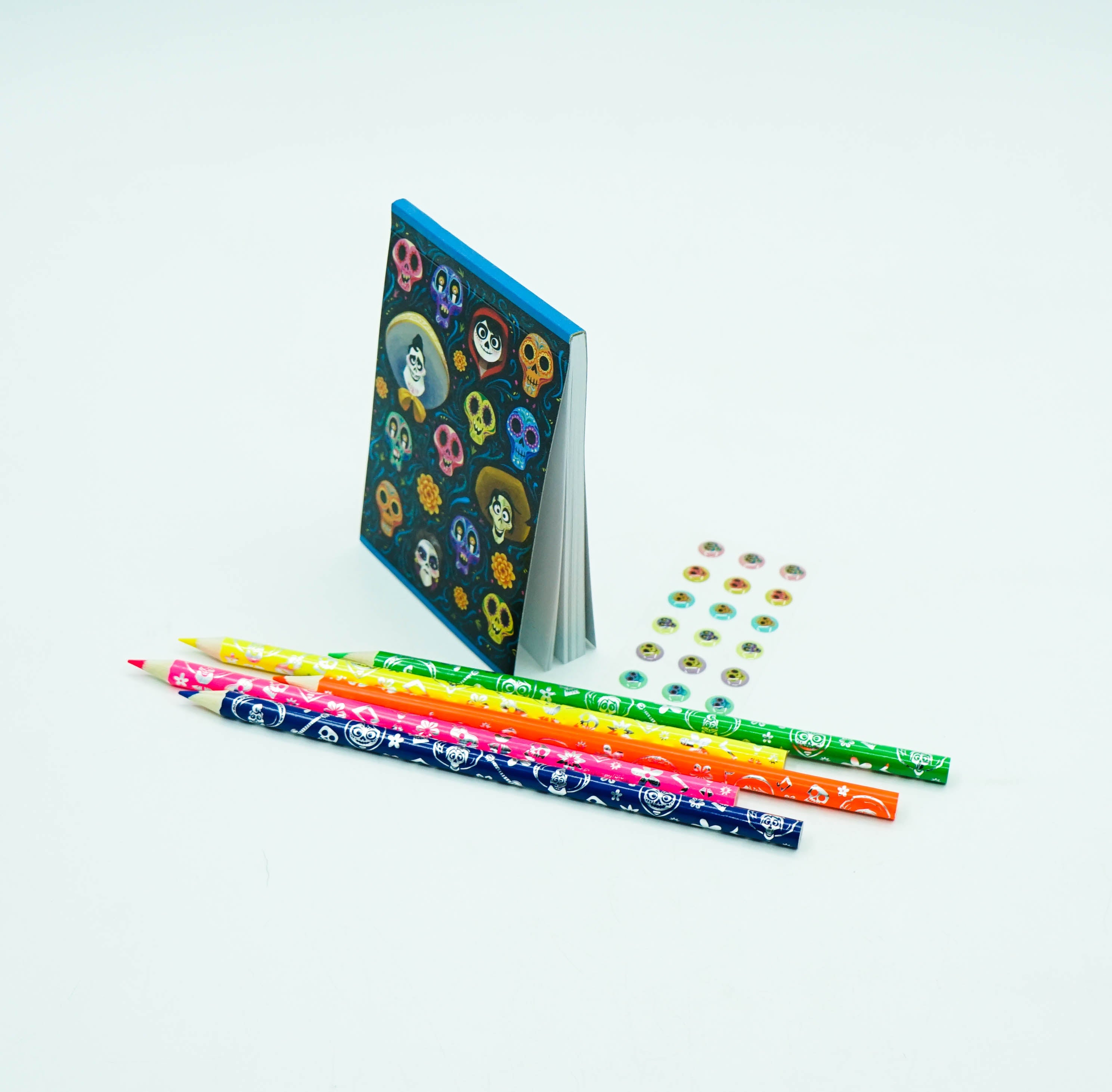 Coco Fluorescent 5 Pencil Set (With Notepad)
