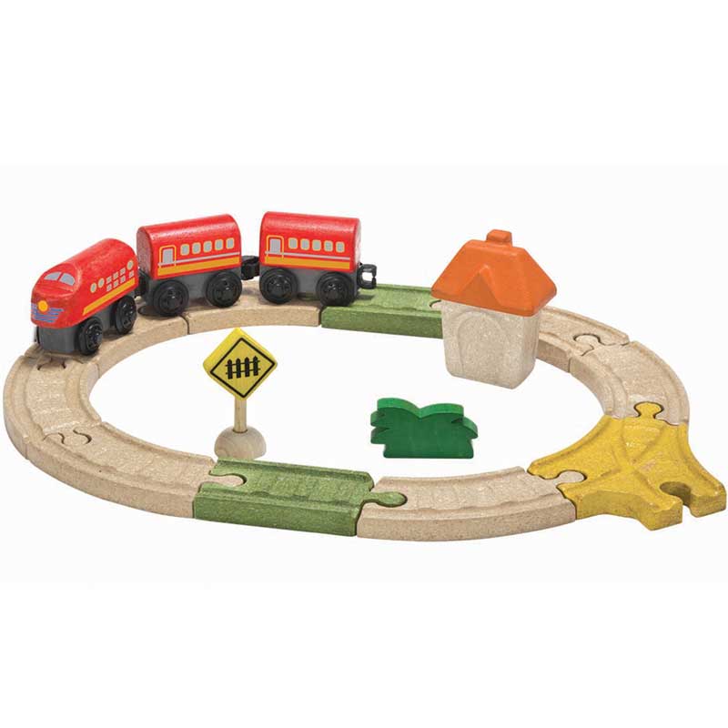 Railway - Oval Set (Laser) Plantoys ( 6604)