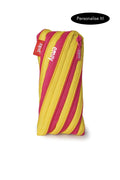 Zipit Bright Twister Pouch: Pink & Yellow