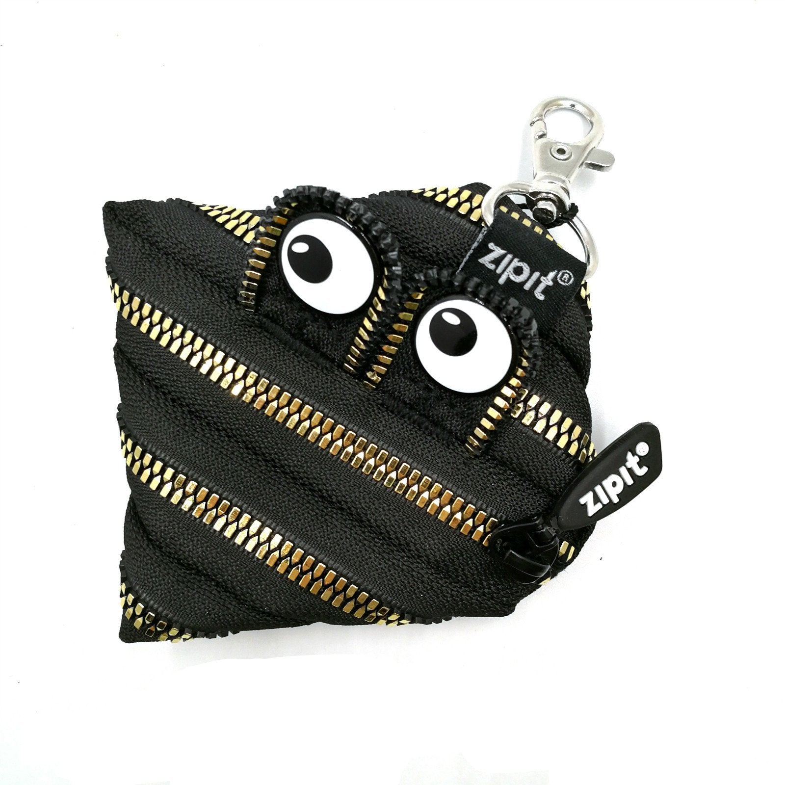 Zipit Monster Mini Pouch, Special Edition - Black & Gold Teeth