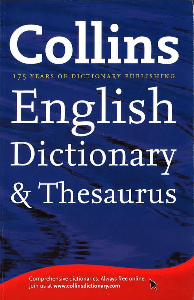 Collins English Dictionary And Thesaurus