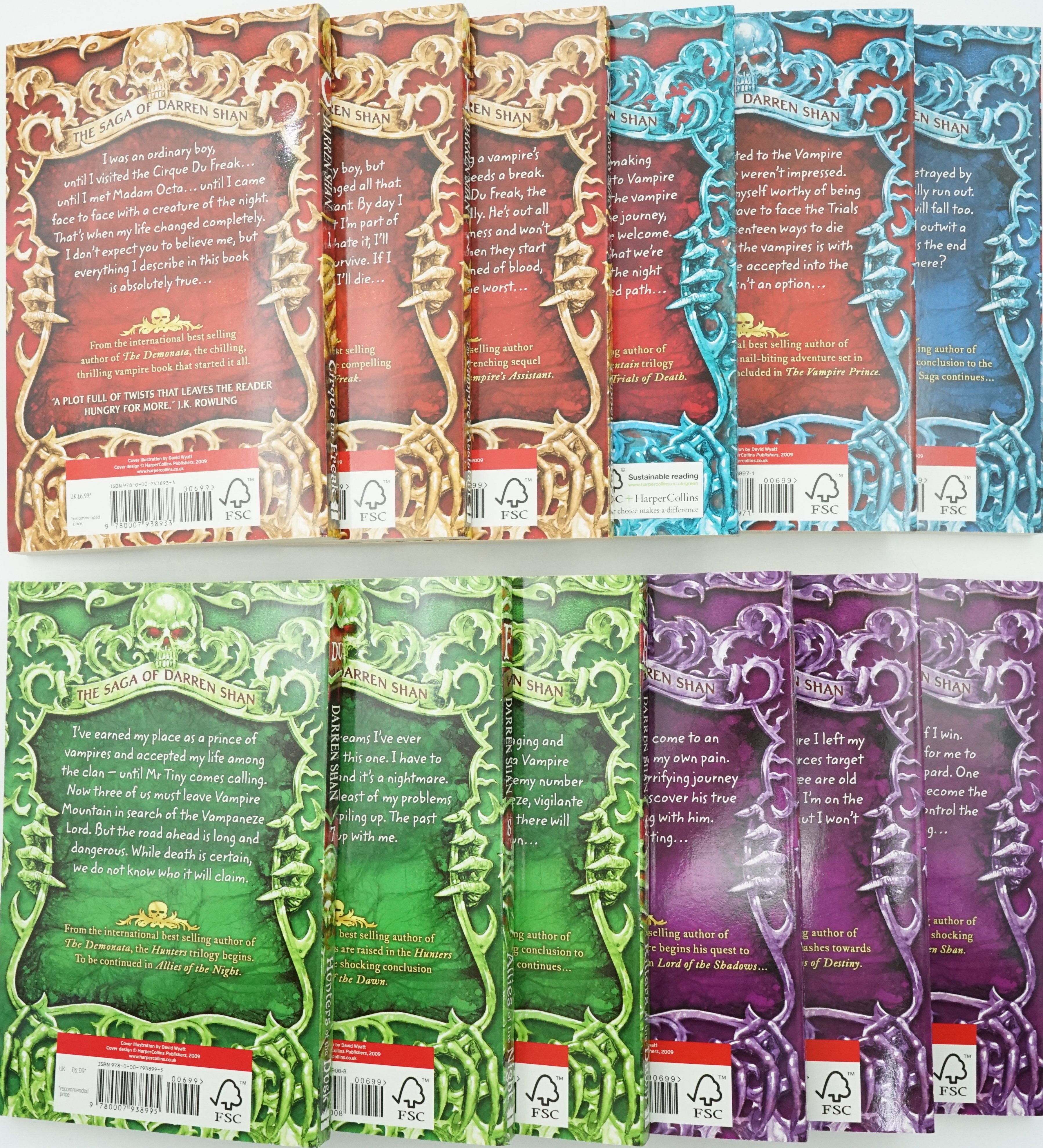 The Saga Of Darren Shan Pack, 12 Books