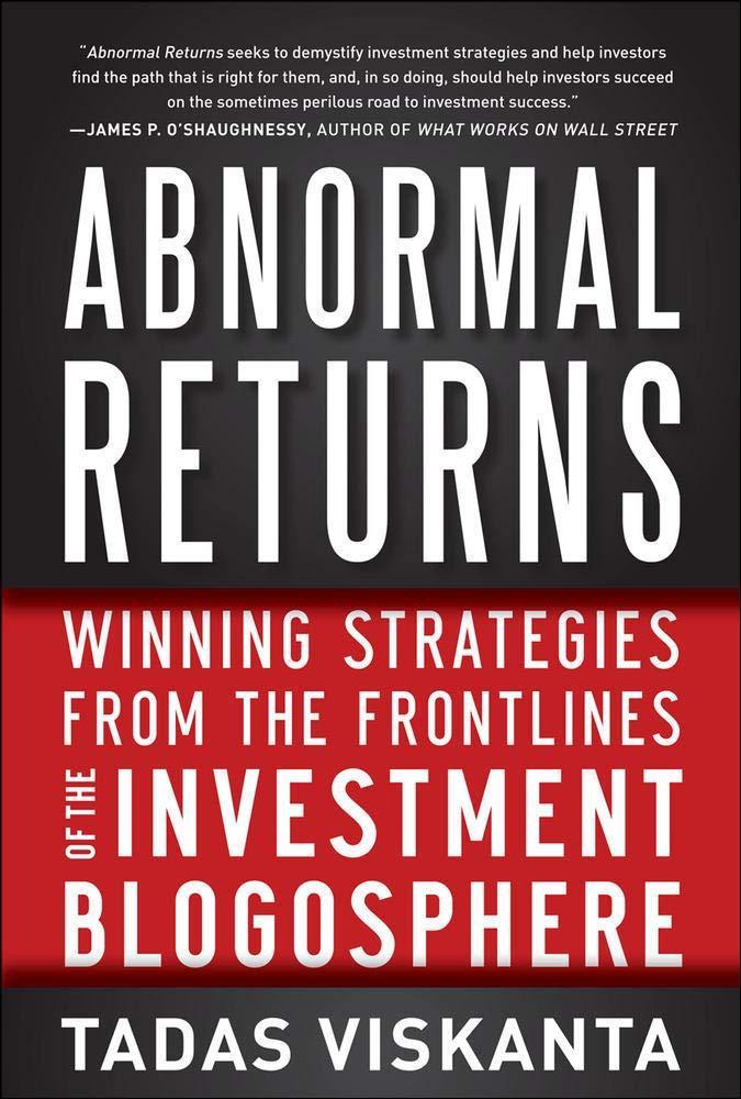 *Abnormal Returns: Winning Strategies