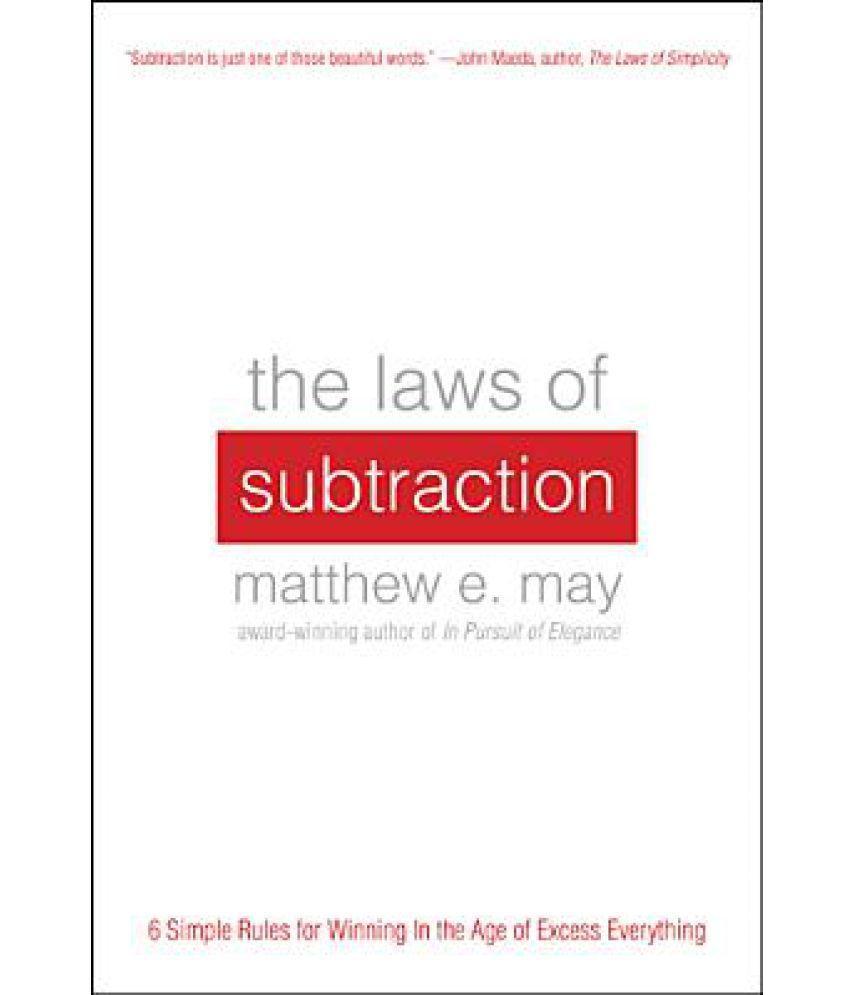 *Laws Of Subtraction