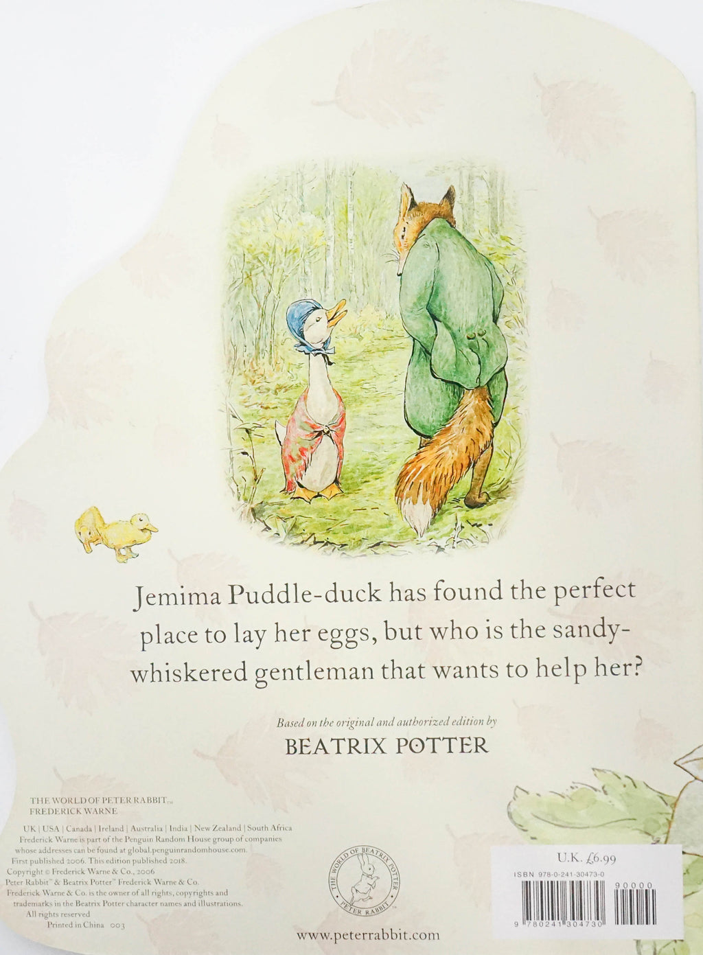 Bp Jemima Puddle-Duck Oversized Board Book