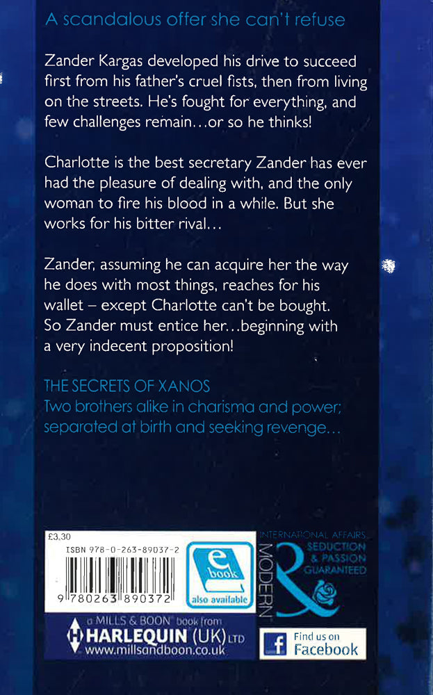 An Indecent Proposition (The Secrets Of Xanos, Book 2)