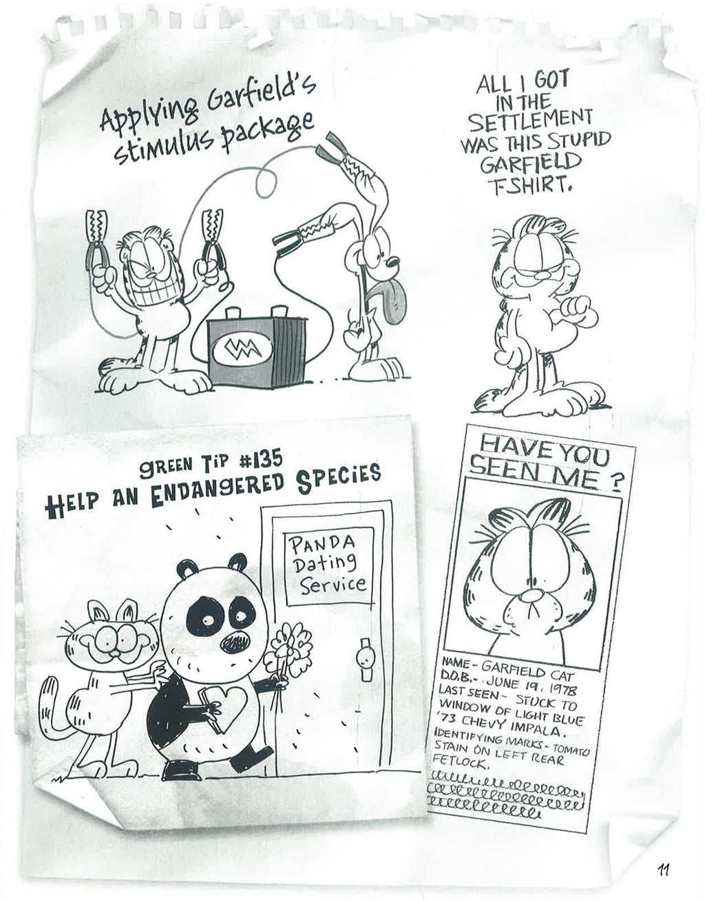 Garfield From The Trash Bin: Rescued Rejects And Outrageous Outtakes