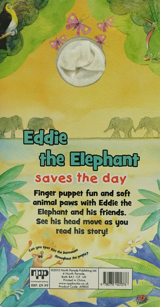 Animal Paw Book - Eddie The Elephant