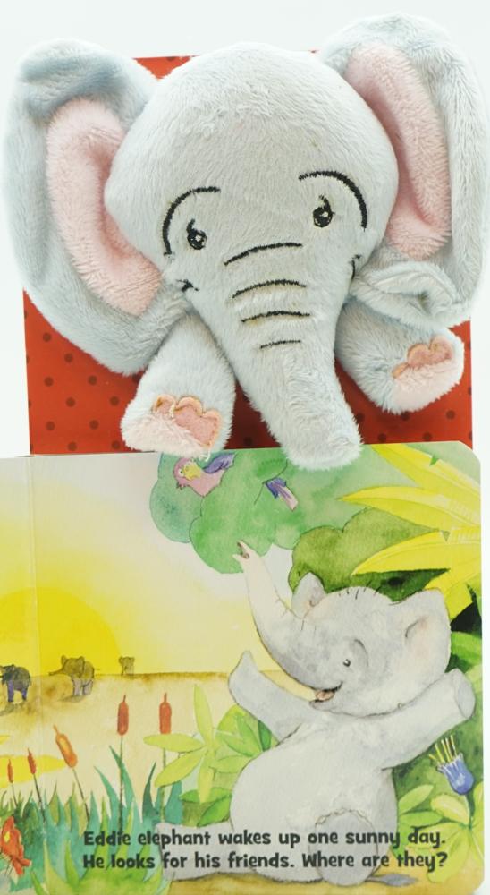 Animal Paw Book - Eddie The Elephant