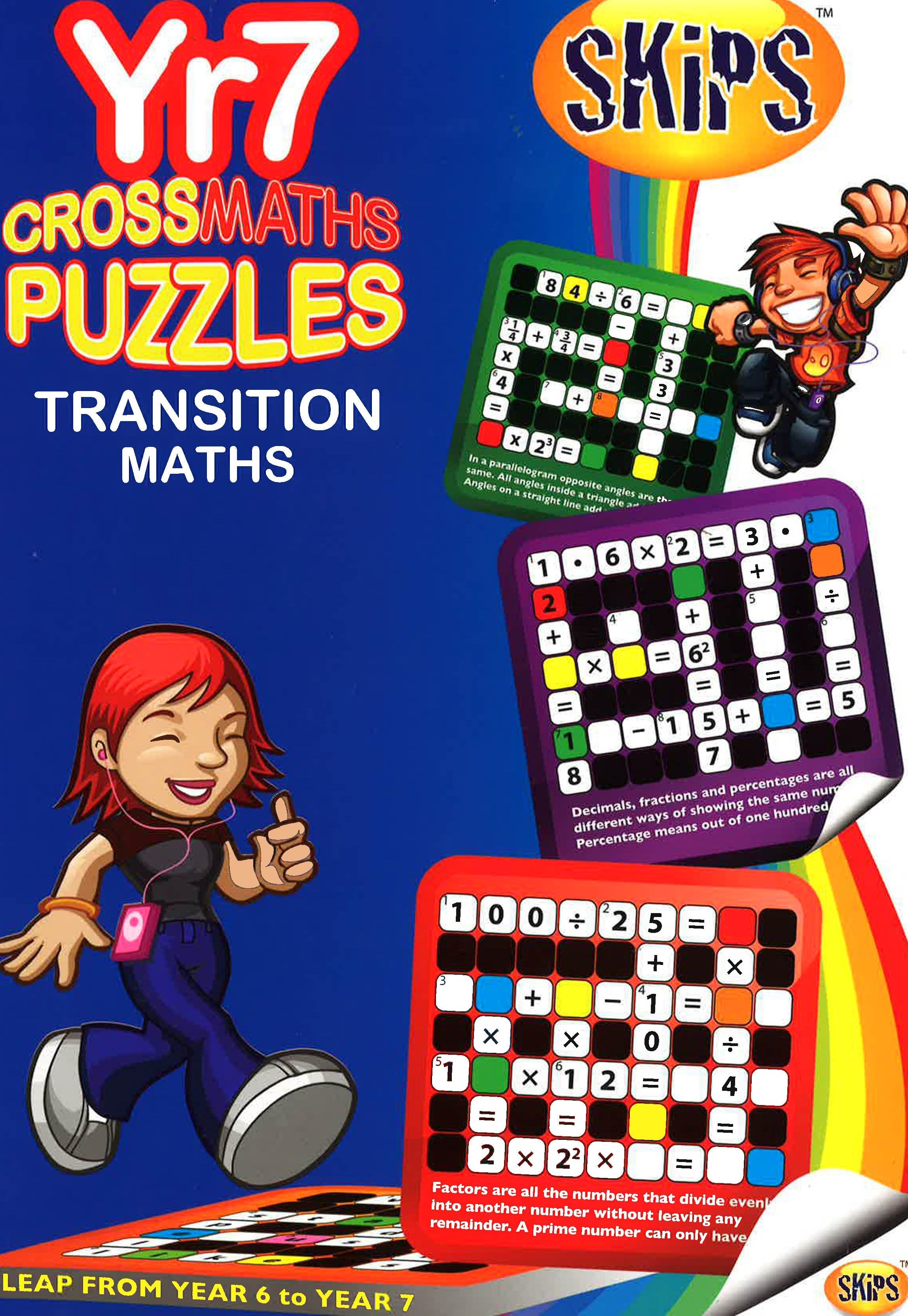 Skips Cross Maths Puzzles Yr 7 Tran Math