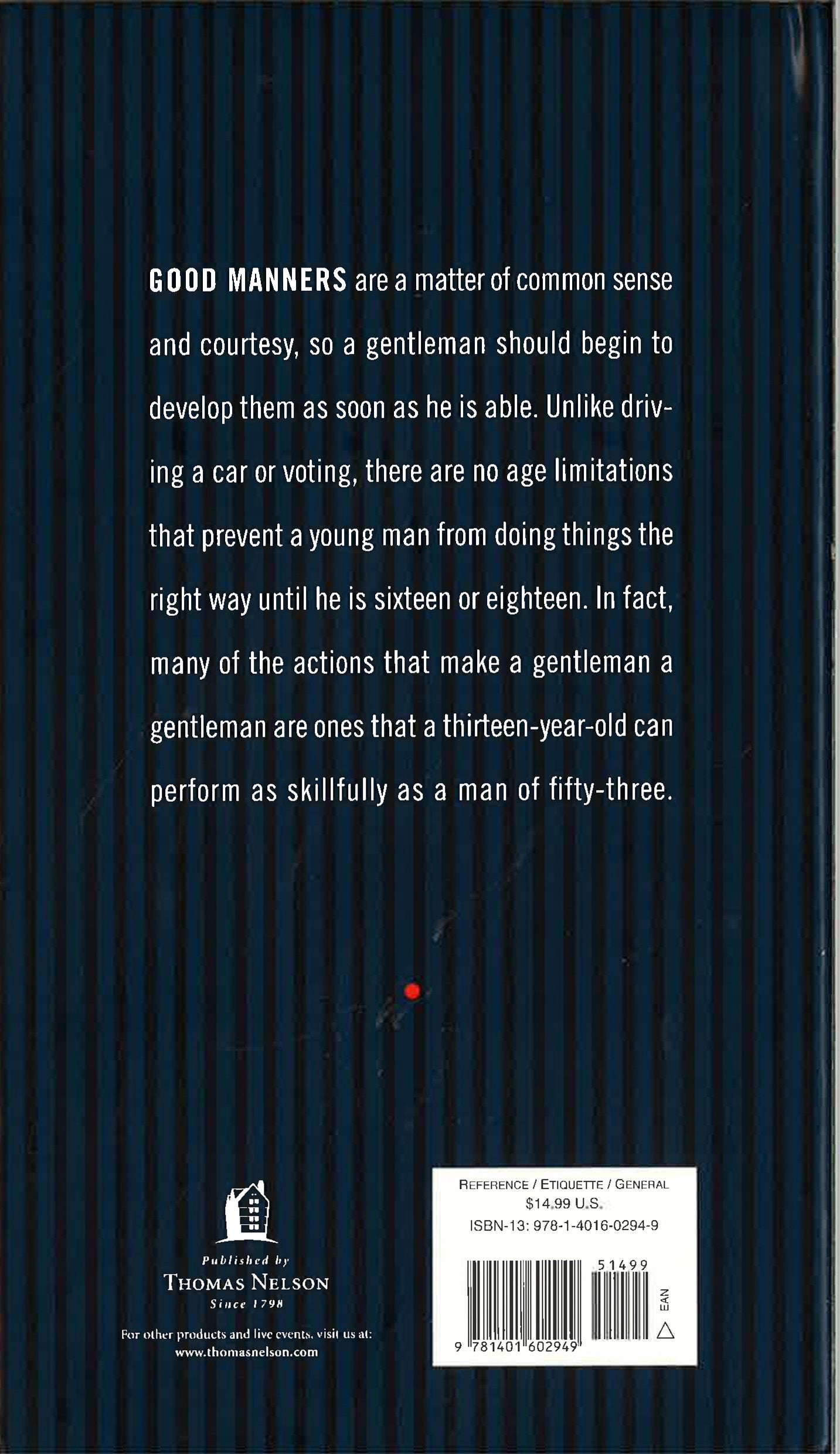 50 Things Every Young Gentleman Should Know