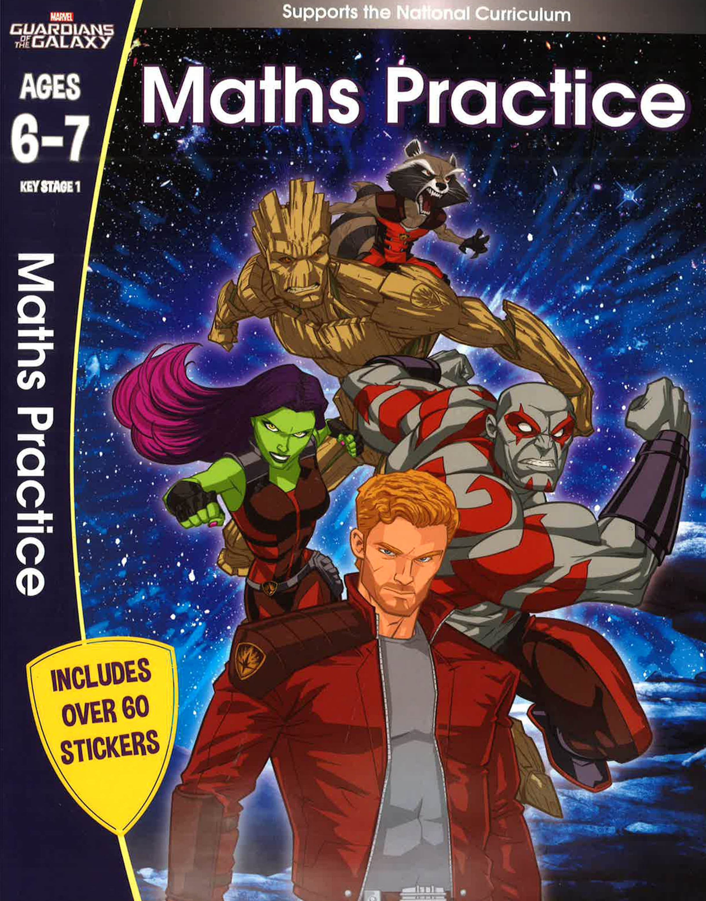 Marvel Learning: Guardians Of The Galaxy- Maths Practice 6-7