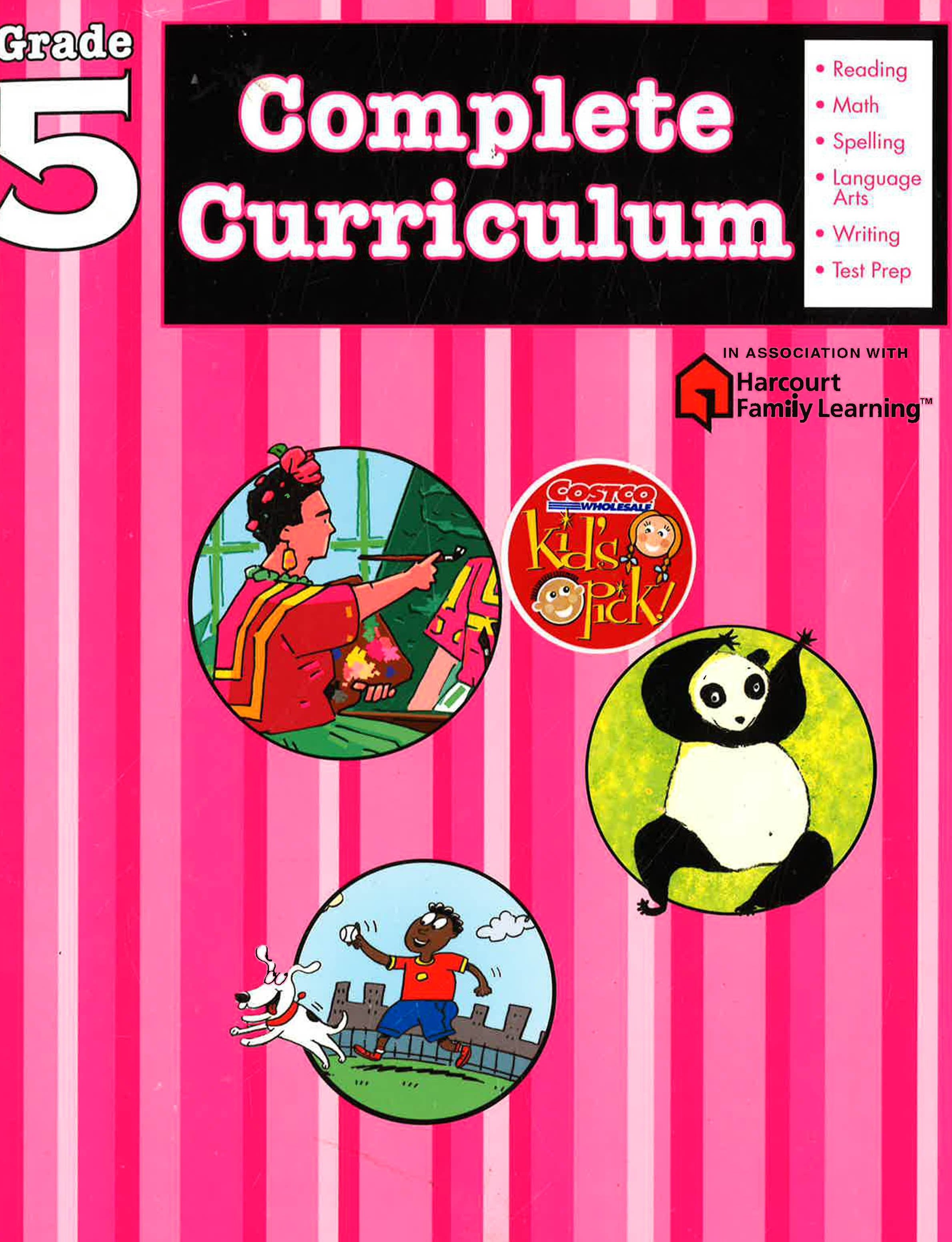 Complete Curriculum: Grade 5 (Flash Kids Harcourt Family Learning)