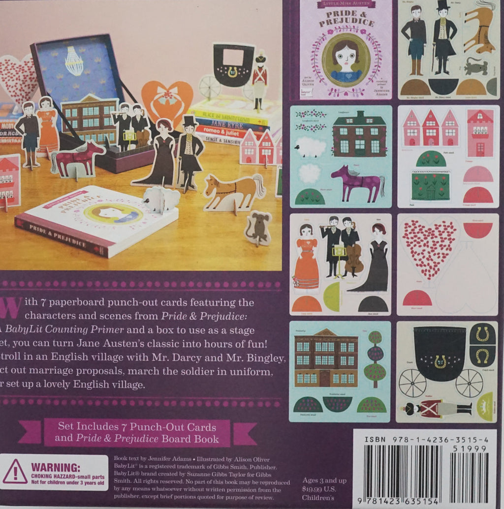 Babylit Pride And Prejudice Counting Primer Board Book And