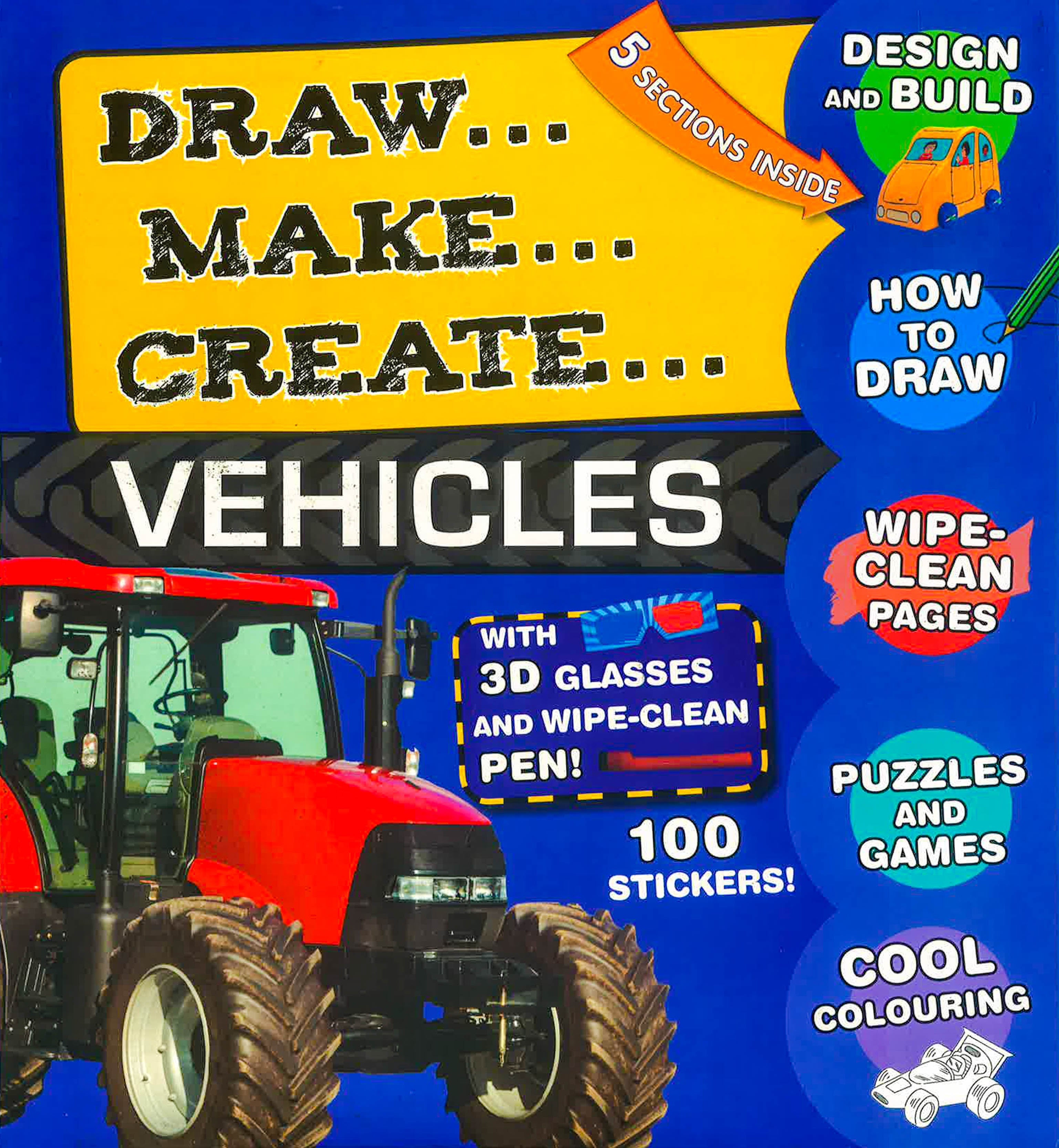 Vehicles- 3D Activity Folder
