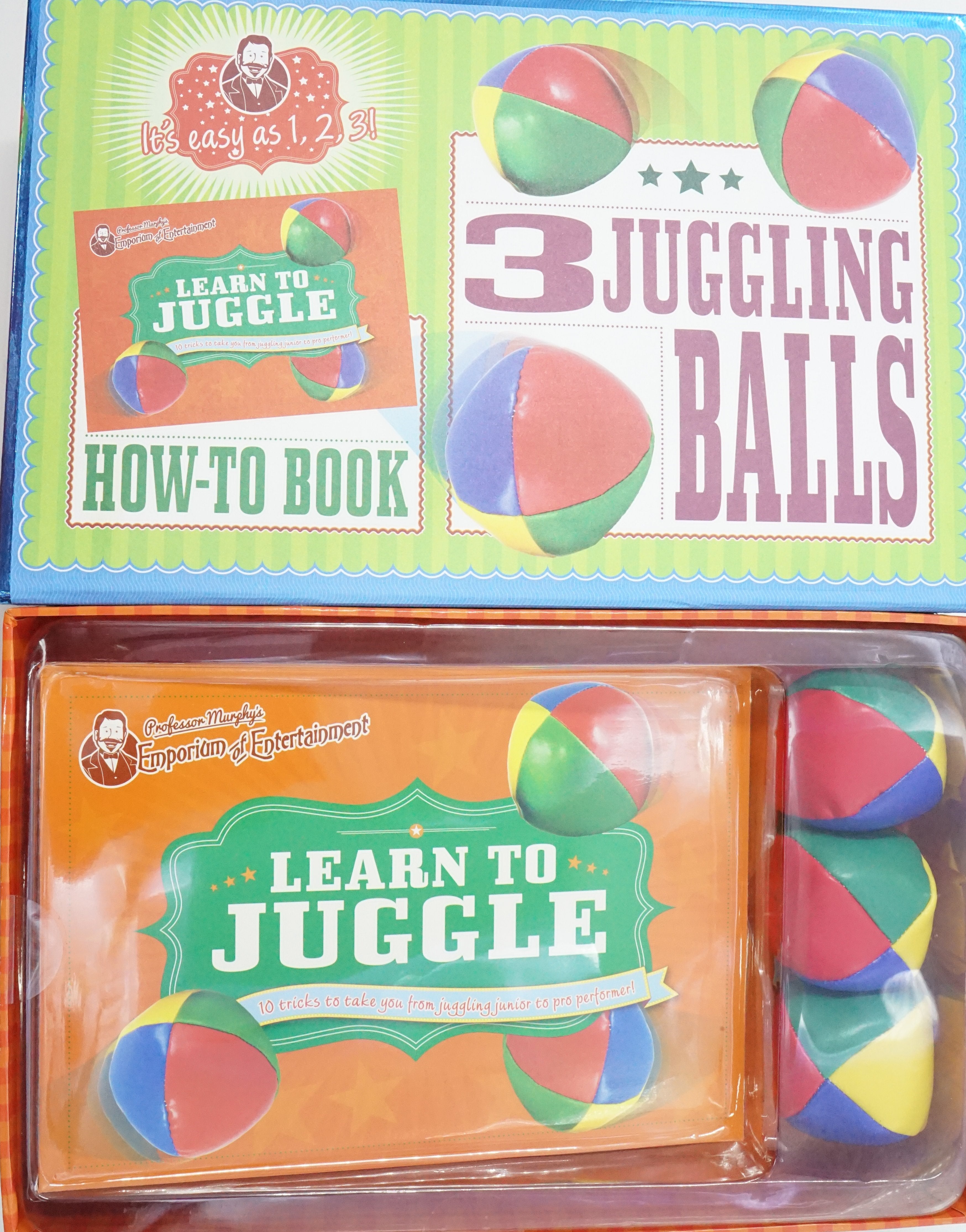 Professor Murphy's Box Of Tricks: Juggling Balls - Learn To Juggle Step-By-Step