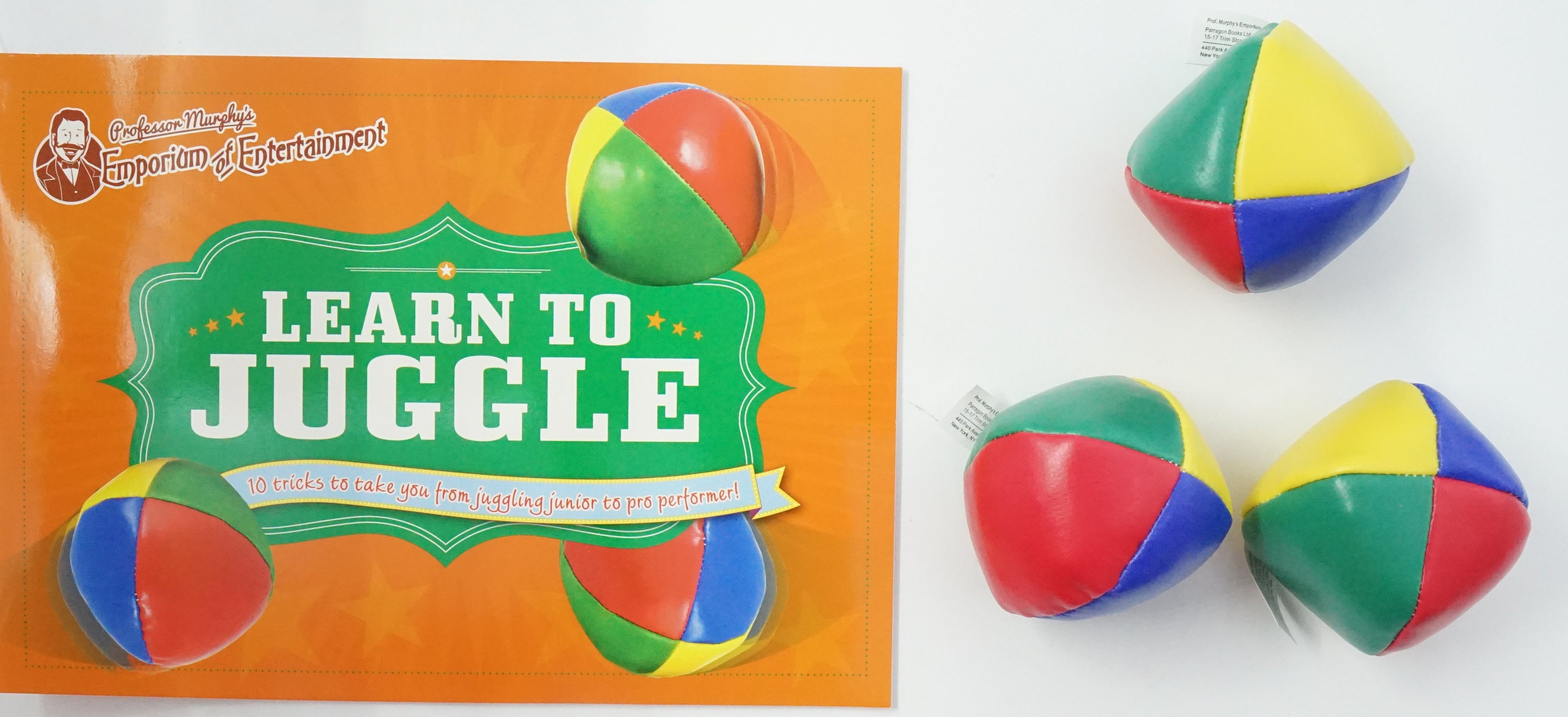 Professor Murphy's Box Of Tricks: Juggling Balls - Learn To Juggle Step-By-Step