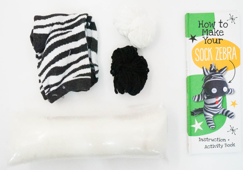 Craft Factory: Sock Zebra