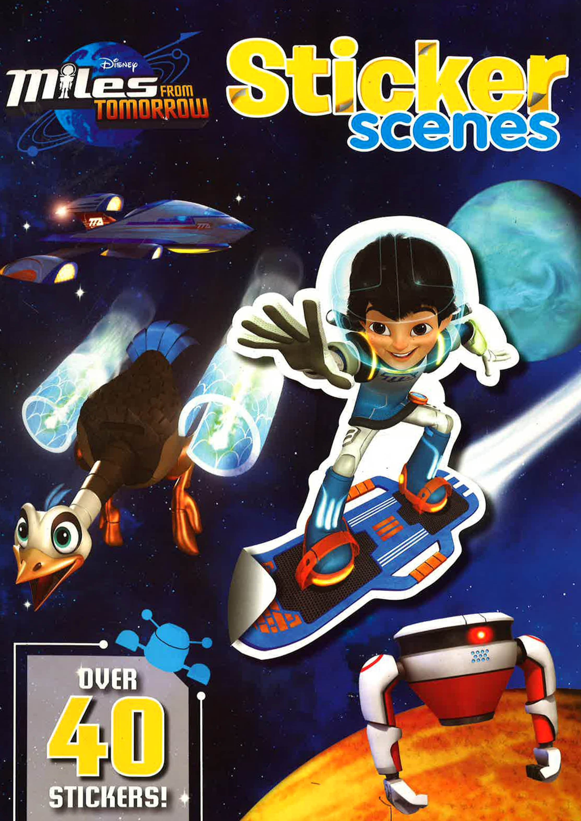 Disney Junior Miles From Tomorrow Sticker Scenes: Over 40 Stickers!