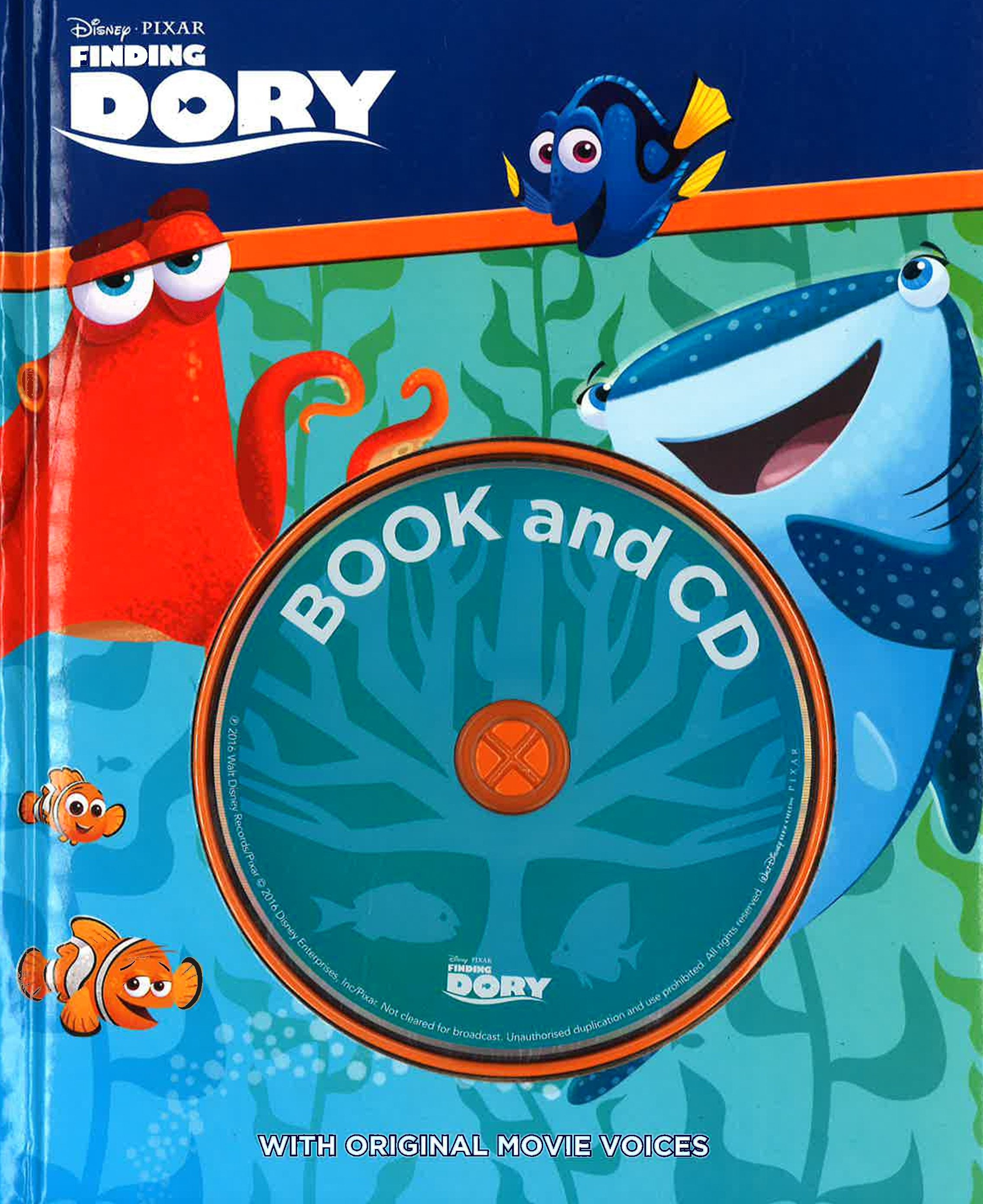 Disney Pixar Finding Dory With Original Cd Movie Voices (Hb)