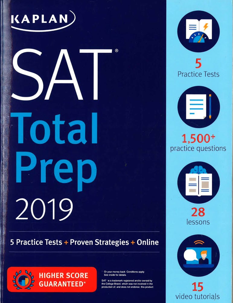 SAT Total Prep 2019: 5 Practice Tests + Proven Strategies + Online