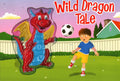 3-D Blister Books (Jo#Bkxc00022) - Wild Dragon Tale