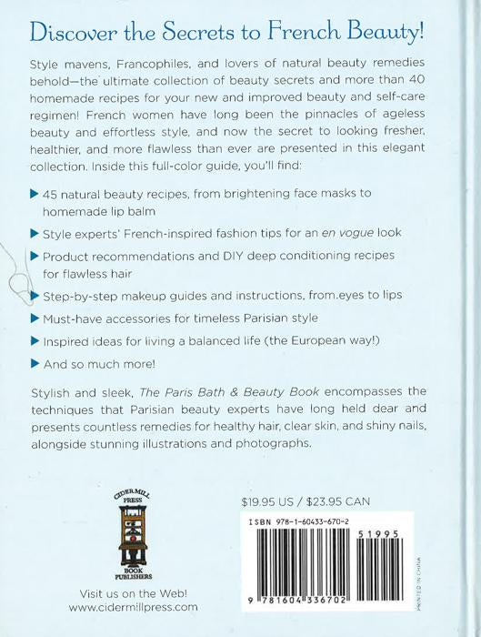 The Paris Bath And Beauty Book