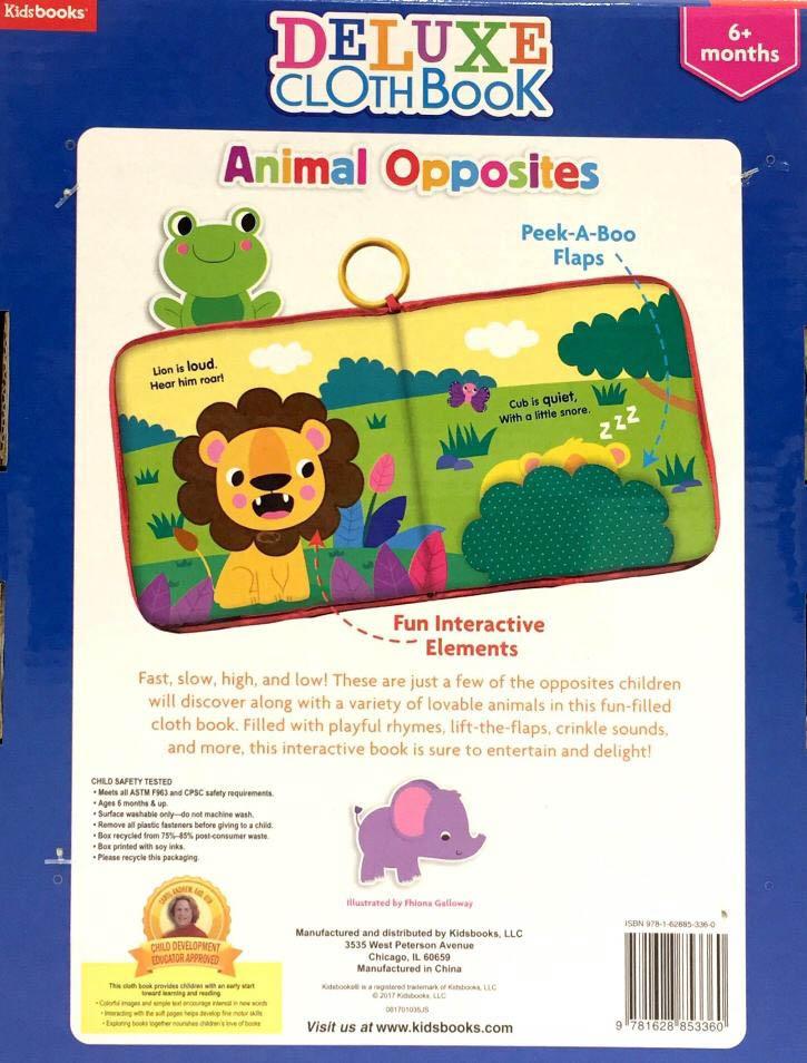 Animal Opposites (Deluxe Cloth Book)