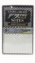 Learn To Create Gorgeous Metallic Notes