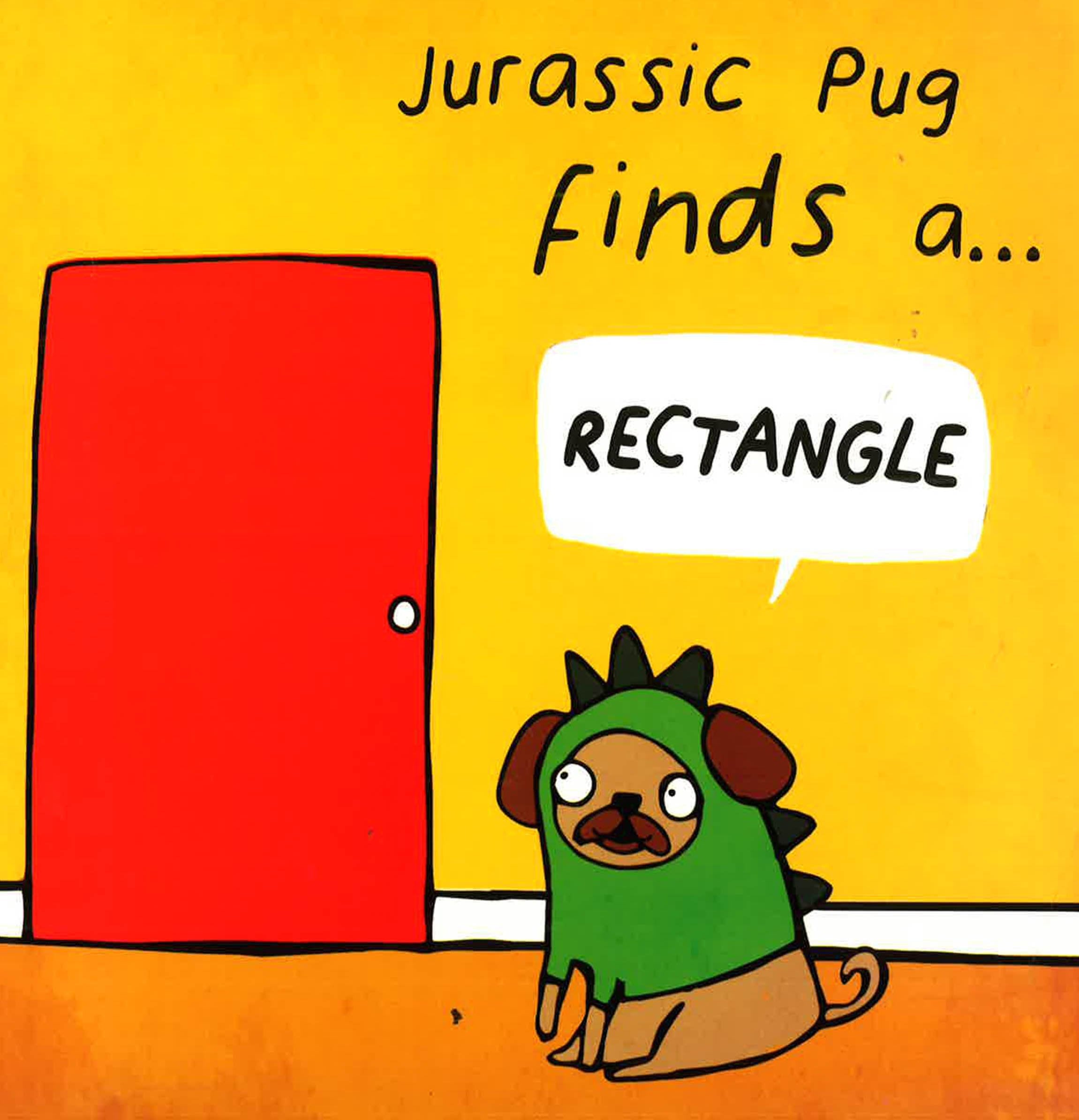 Bright Buddies: Jurassic Pug Knows Shapes