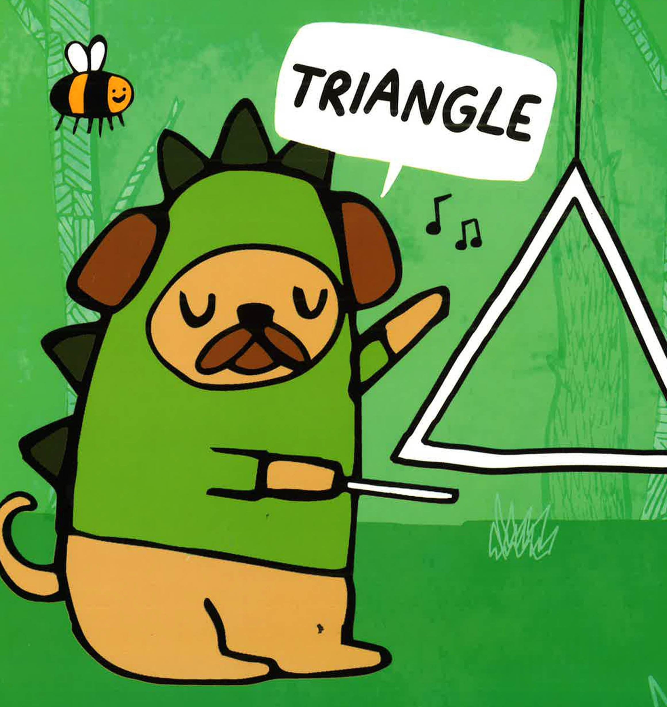 Bright Buddies: Jurassic Pug Knows Shapes