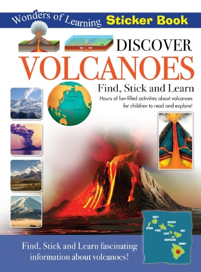 Wonders of Learning Sticker Book - Volcanoes