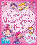 Giant S & A Girl Sticker Scene: Sparkly Sticker Scenes