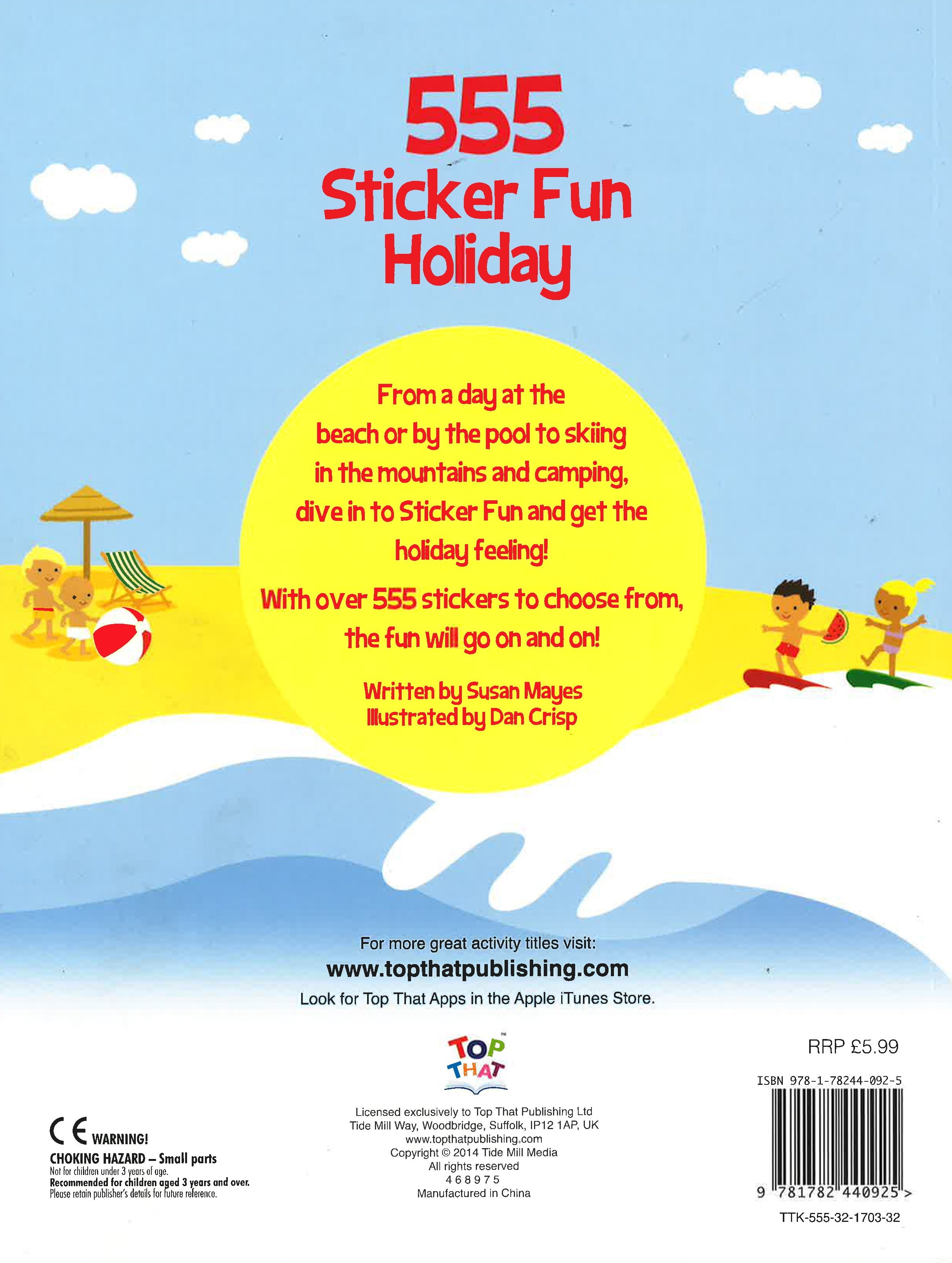 555 Sticker Fun Holiday