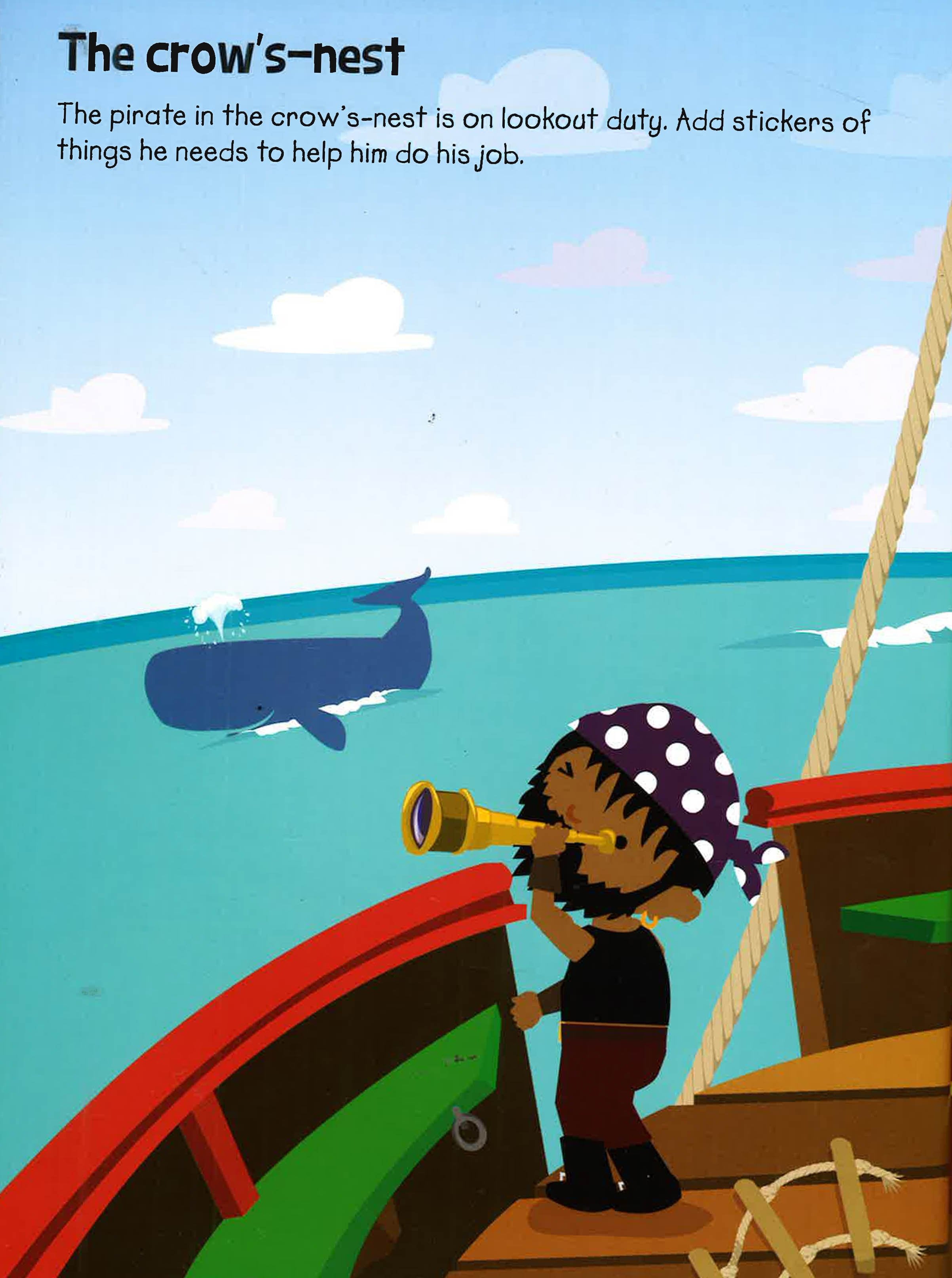 555 Sticker Fun Pirate Ship