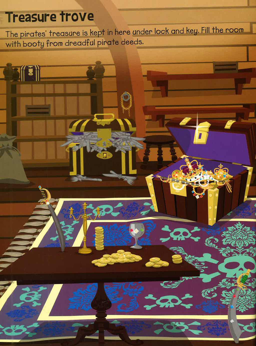 555 Sticker Fun Pirate Ship