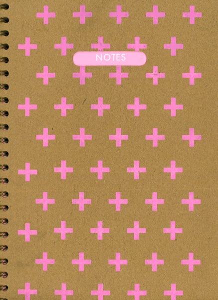 Geoart: Large Spiral-Bound Notebook