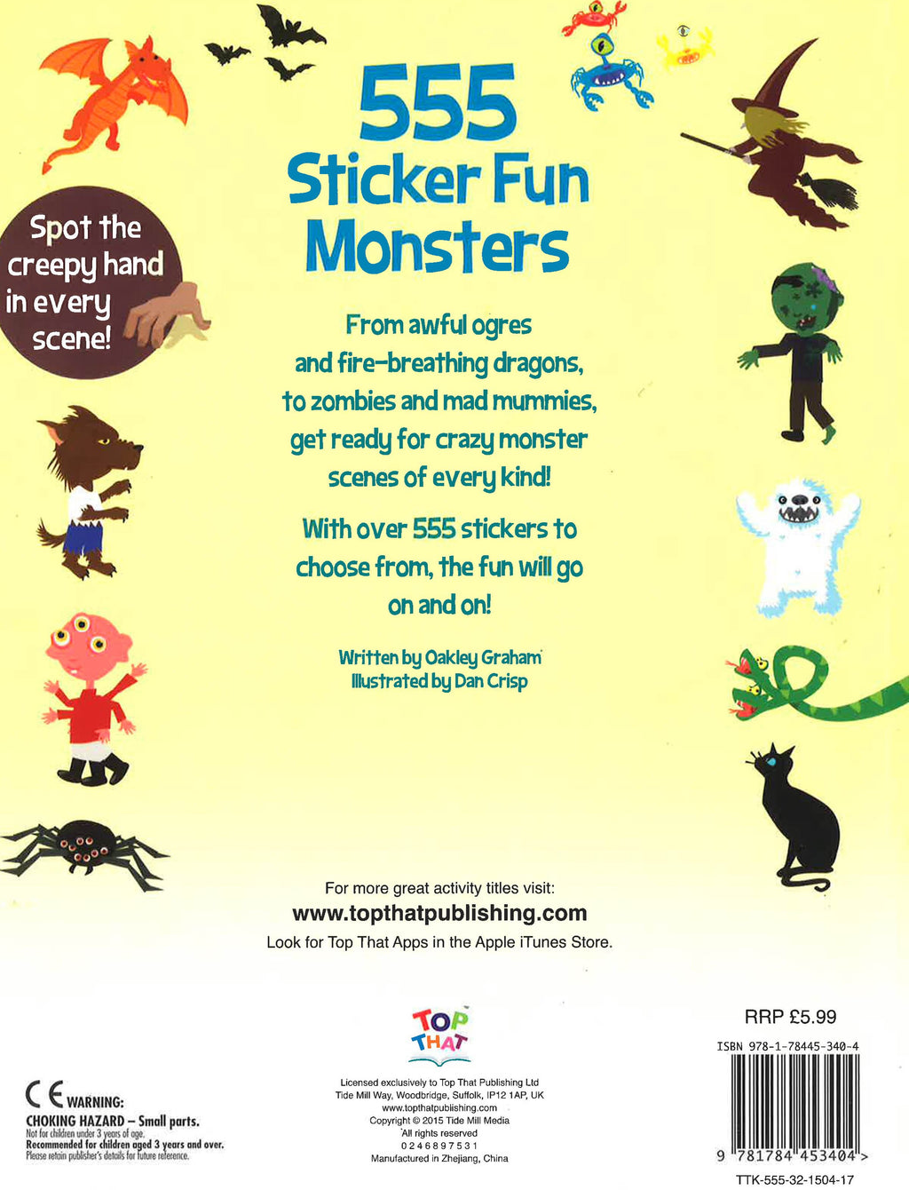 555 Sticker Fun Monsters