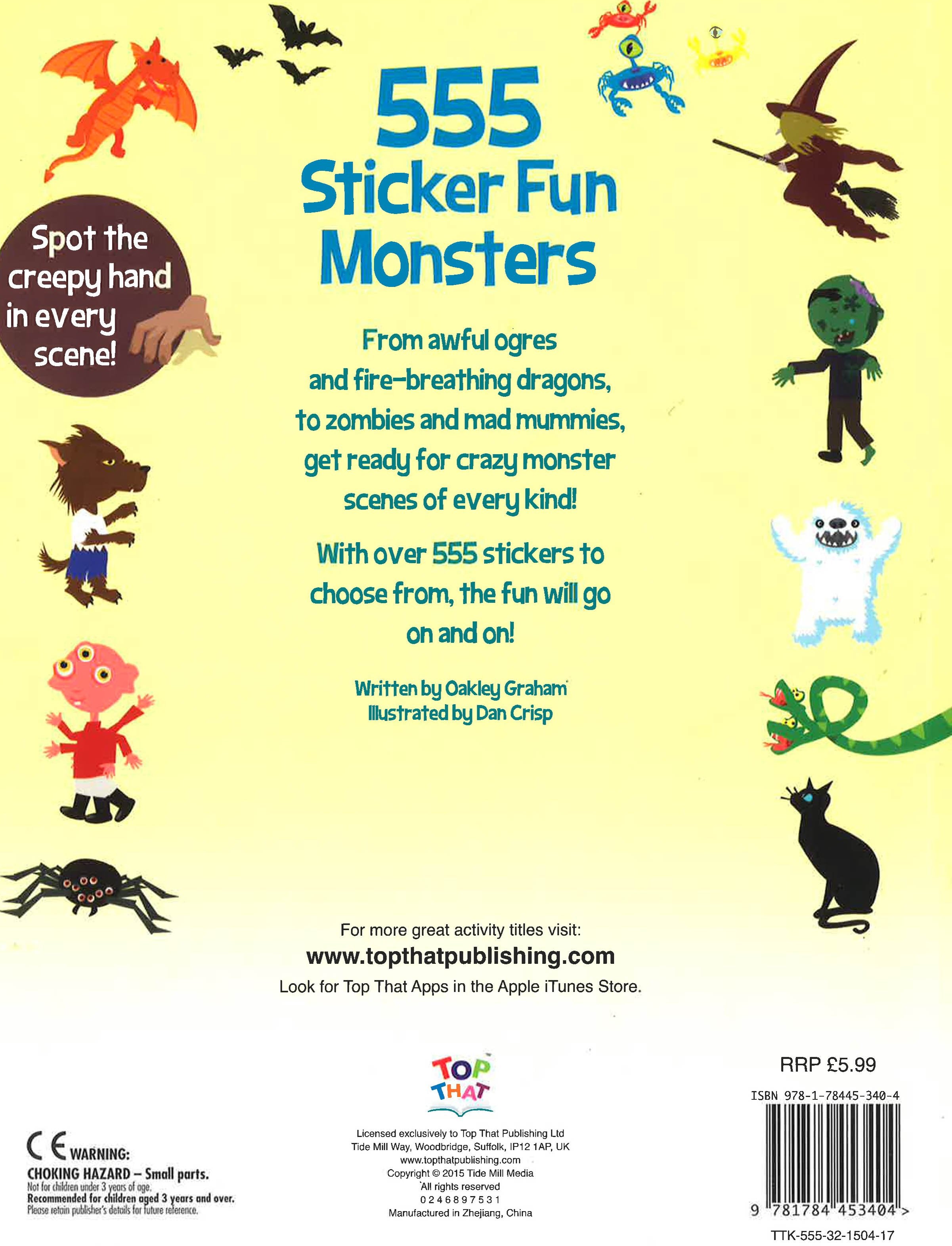 555 Sticker Fun Monsters